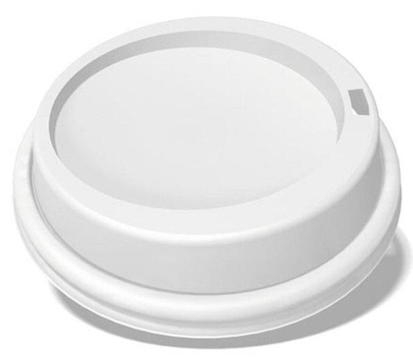 20 oz Disposable Paper Coffee Cups with Lids (50-500 Pack) White and Brown