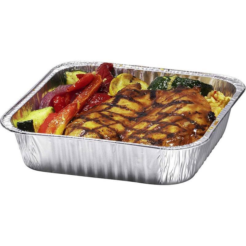 9″ Square Deep Cake Baking Pan – For Cooking, Heating, Storing, Meal Prep Pan
