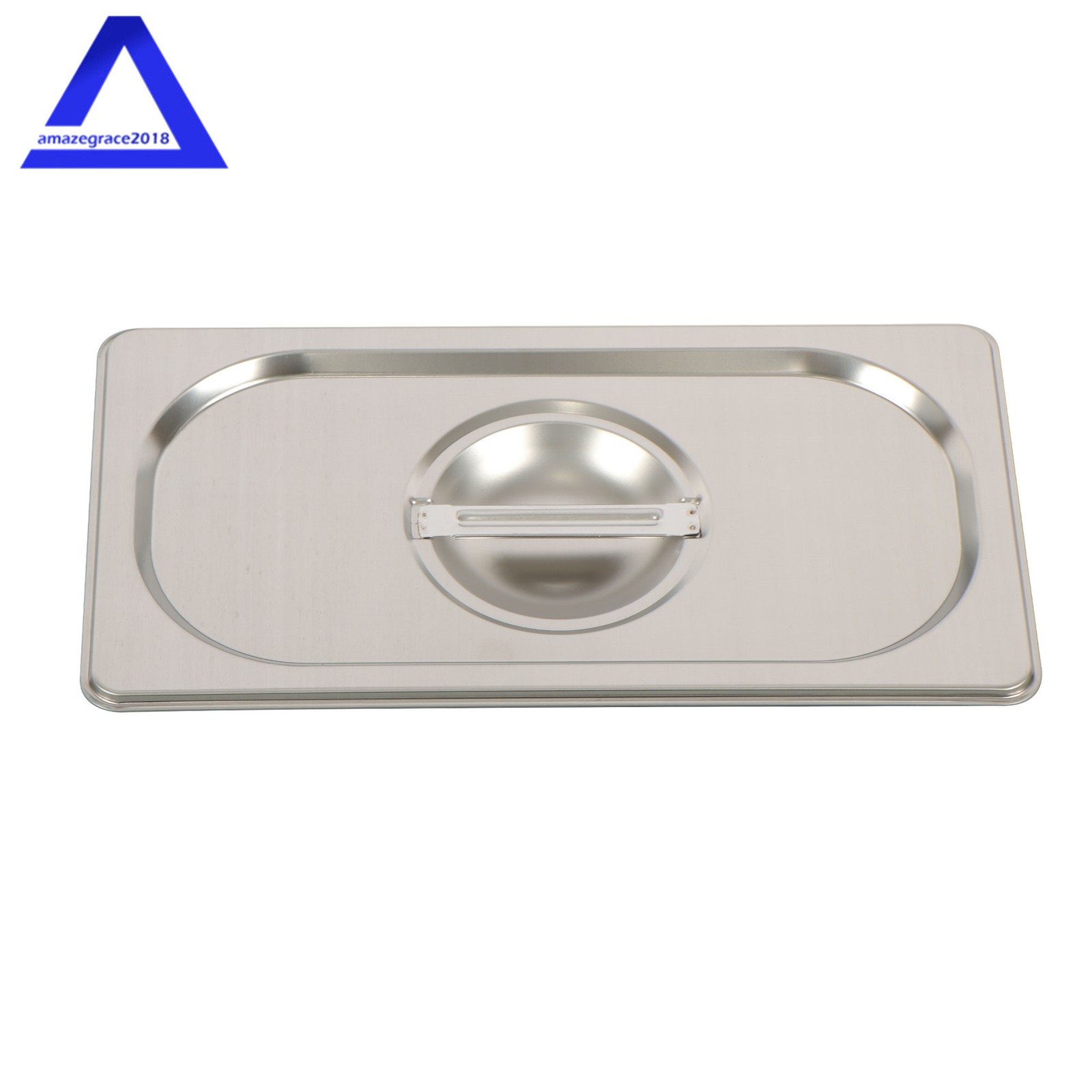 Steam Table Hotel Pans 1/3 Size 6″ Deep 8Pcs Stainless Steel Metal Tray with Lid