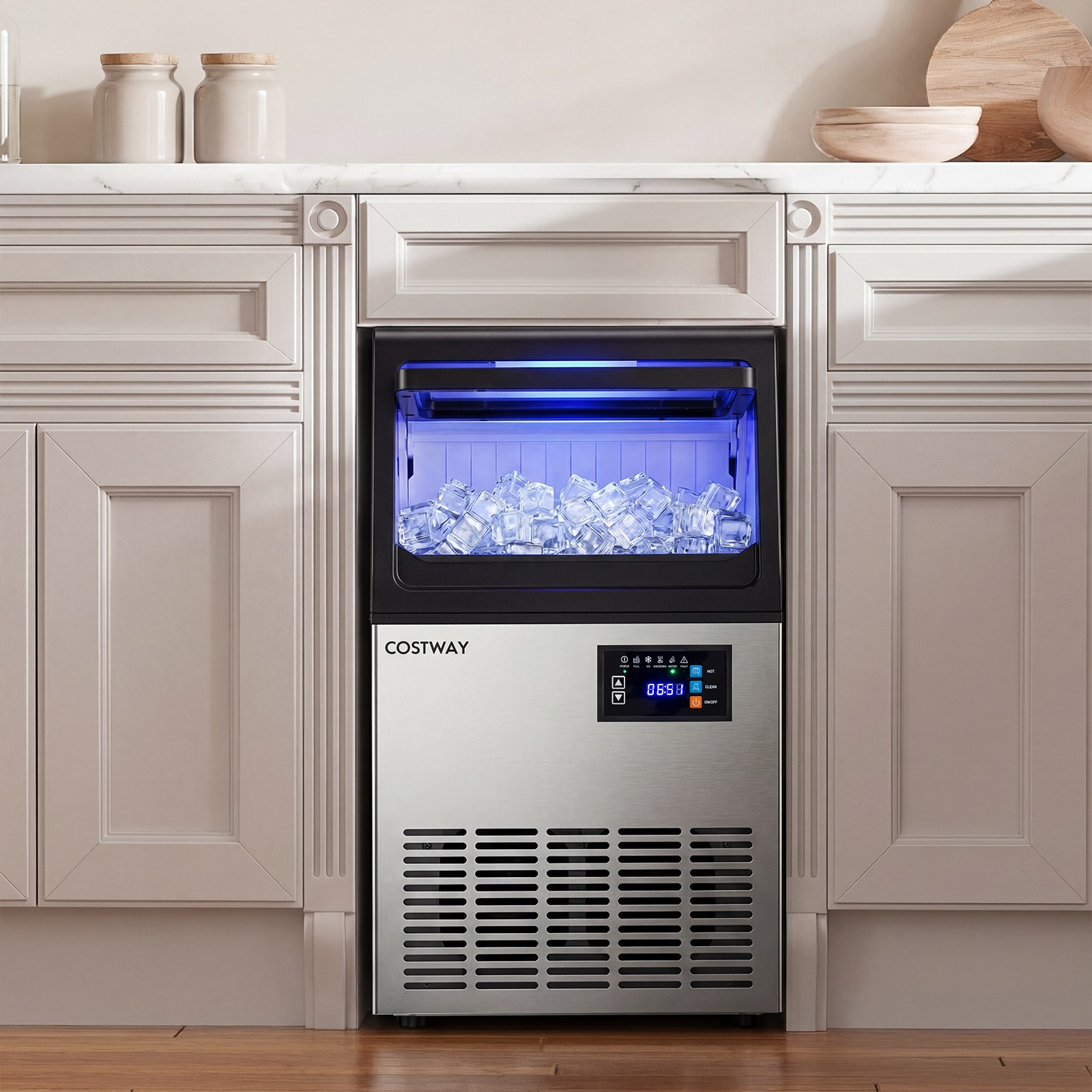 Stainless Steel Ice Maker, Under Counter & Freestanding Ice Making Machine
