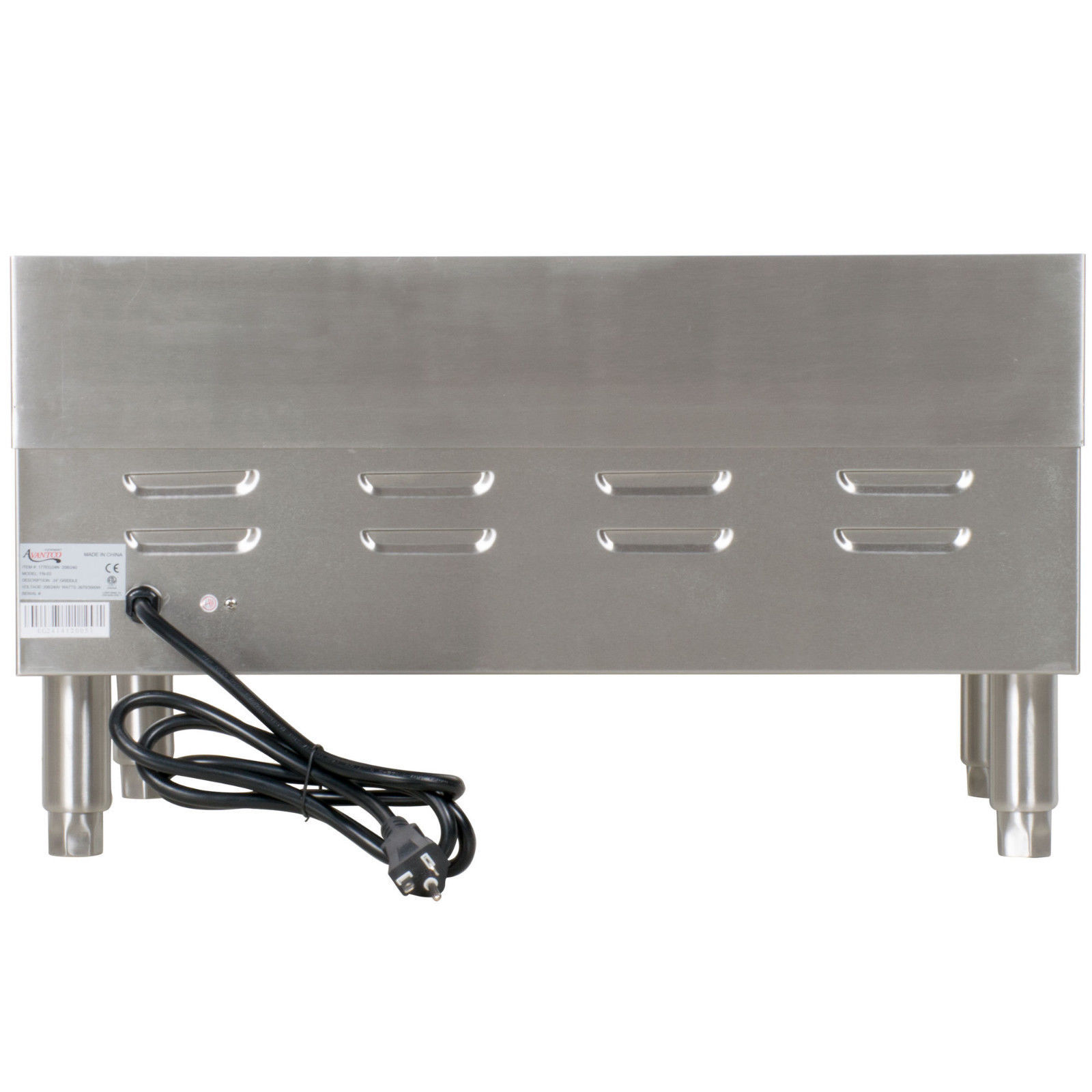 Avantco EG24N 24″ Electric Countertop Commercial Stainless Griddle 208v / 240v