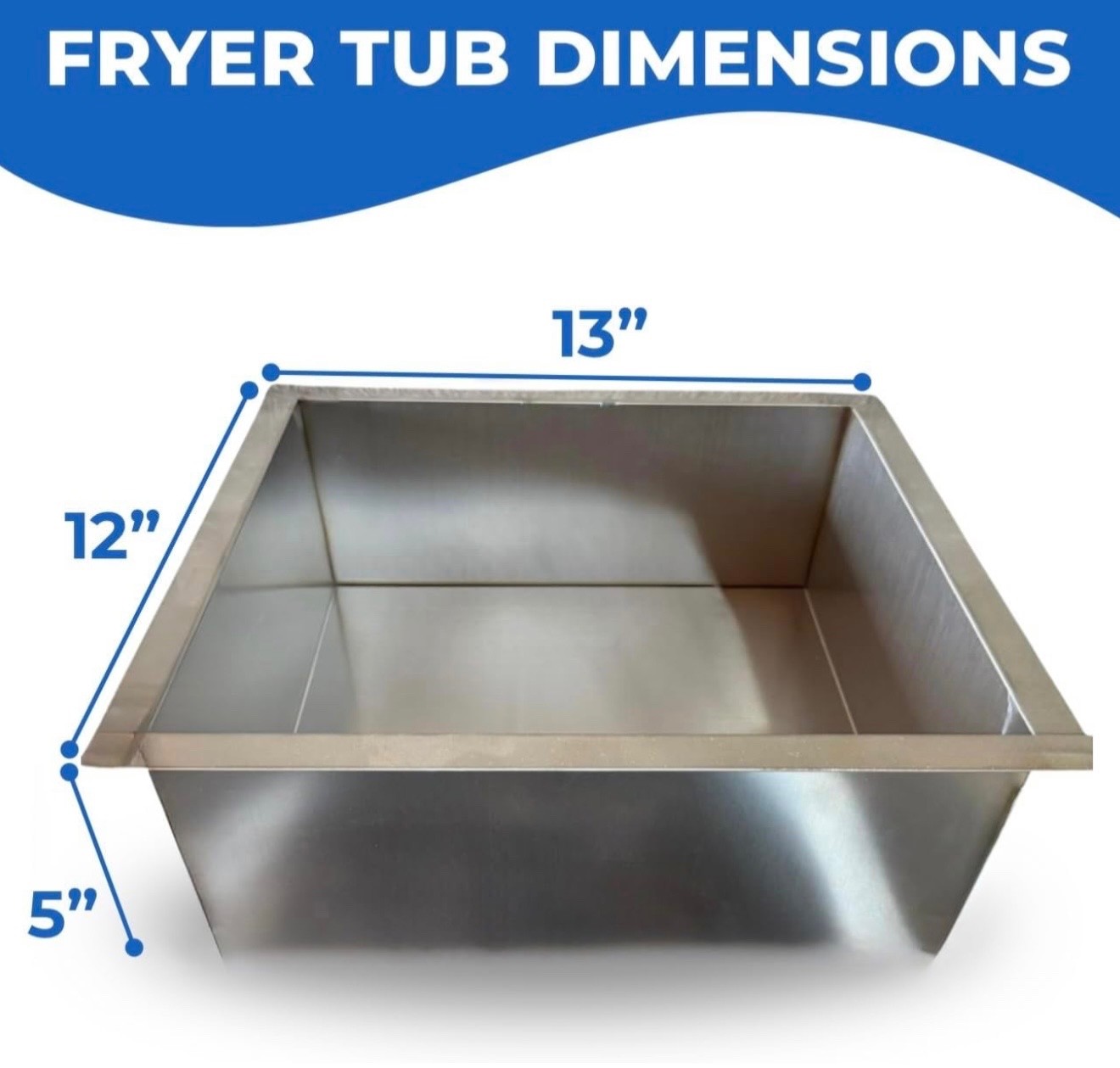 Deep Fryer Cart with 2 Pan Steam Table | Propane | Portable | Stainless Steel
