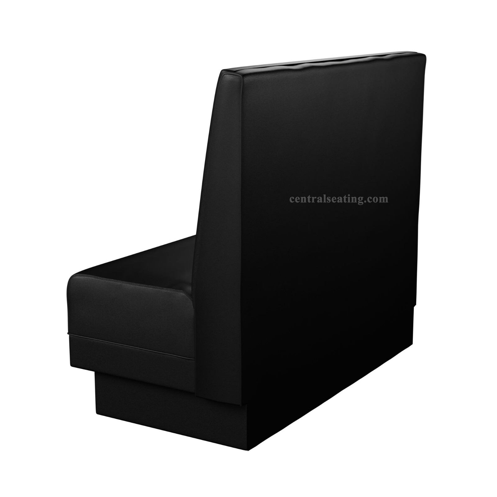 Kitchen Restaurant Booth Seating and Dining Table Set, Black and Grey Color