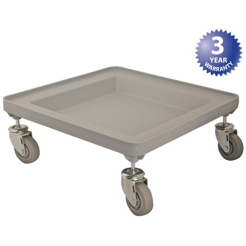 Cambro CDR2020151 20 in X 20 in Gray Camdolly® Dish Rack Dolly
