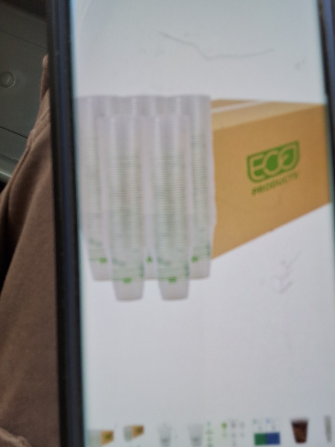 Eco-Products EPCC12GS 12 oz. GreenStripe Cold Cups – Clear (1000/Carton) New