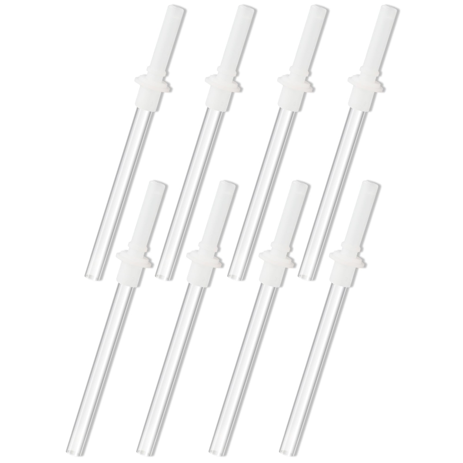Replacement Straws and Bite Value Compatible with Infantino – My 8 PCS, White