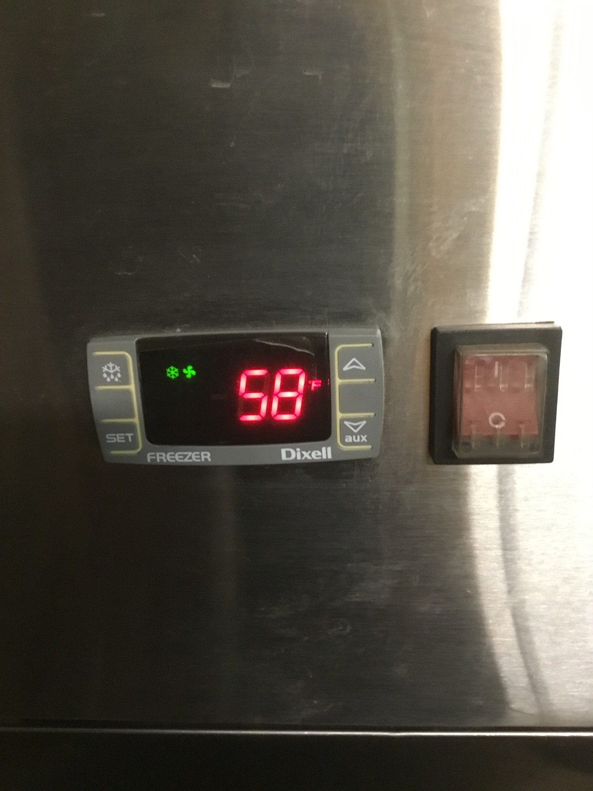 KoolMore RIF-1D-SS Reach-In Freezer 23 Cu Ft Powers On No Cool AS_IS FOR PARTS