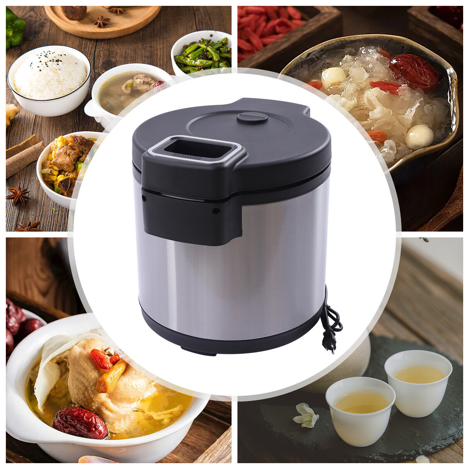 Modern 19L/20Qt Electric Rice Warmer Commercial Rice Warmer with Rice Scoop