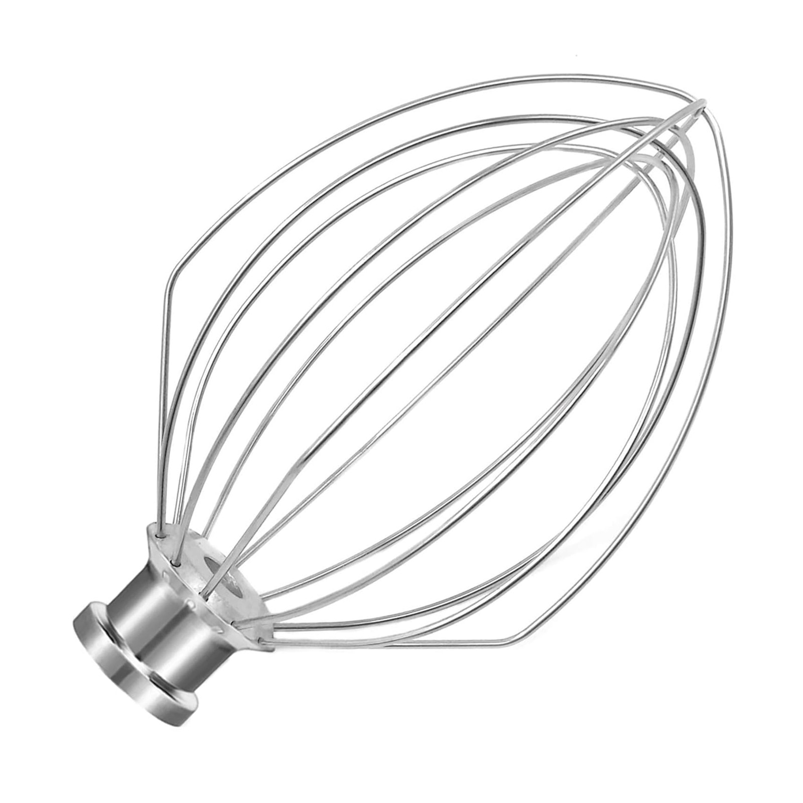 K5A Stainless Steel Whisk for KitchenAid 5 Qt Bowl-Lift Stand Mixer, 6 Silver