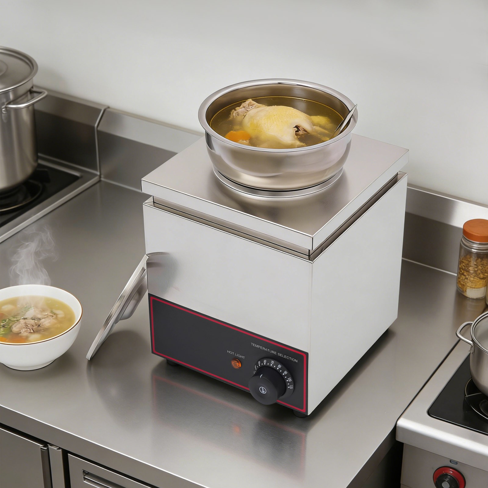 Electric Sauce Hot Fudge Warmer Caramel Cheese Chocolate Melting Machine 110V