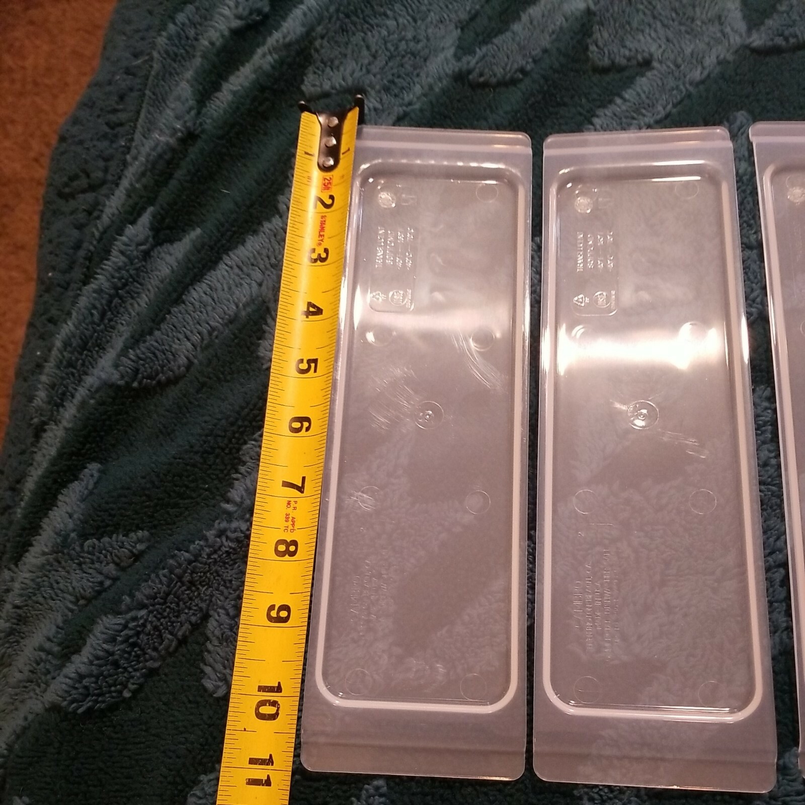 CAMBRO 80PPCMD190 FLEXIBLE FOOD PAN LID 1/8 PP FL -TRANS 9” X 2.75” (6 PACK)