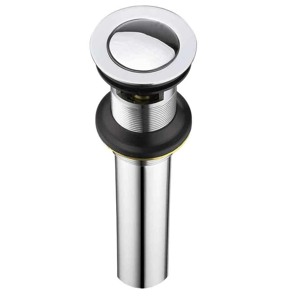 4402015 Lavatory Sink Pop Up Drain Assembly with Overflow -Chrome Plated Brass