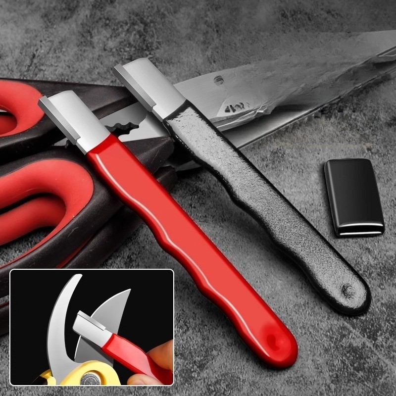1/2/4PCS Compact Knife Sharpener – Portable Tool for Travel Kitchen & Garden Use