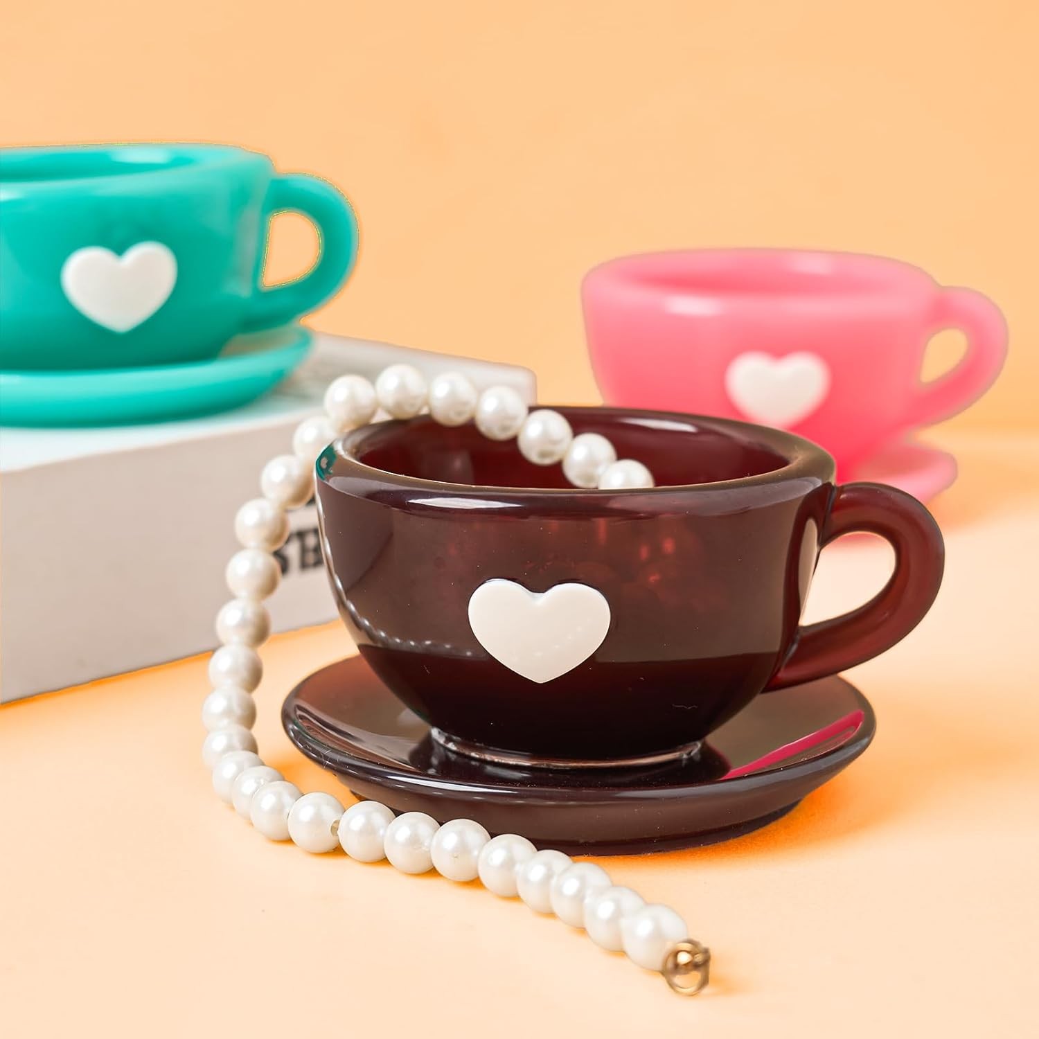 Resin Molds Coffee Cup with Saucer Silicone Mold for Resin Epoxy Casting Candle
