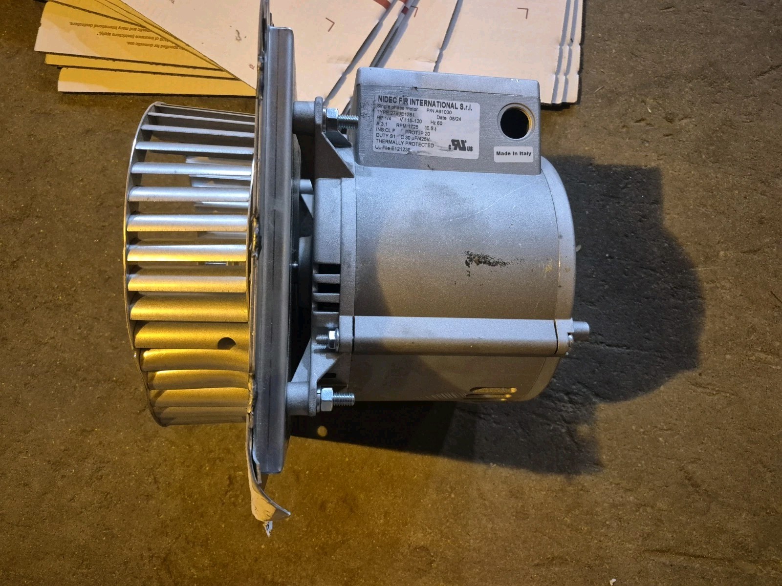 American Range A91030 Blower Motor,115-120v,60hz,1725rpm,1/4hp