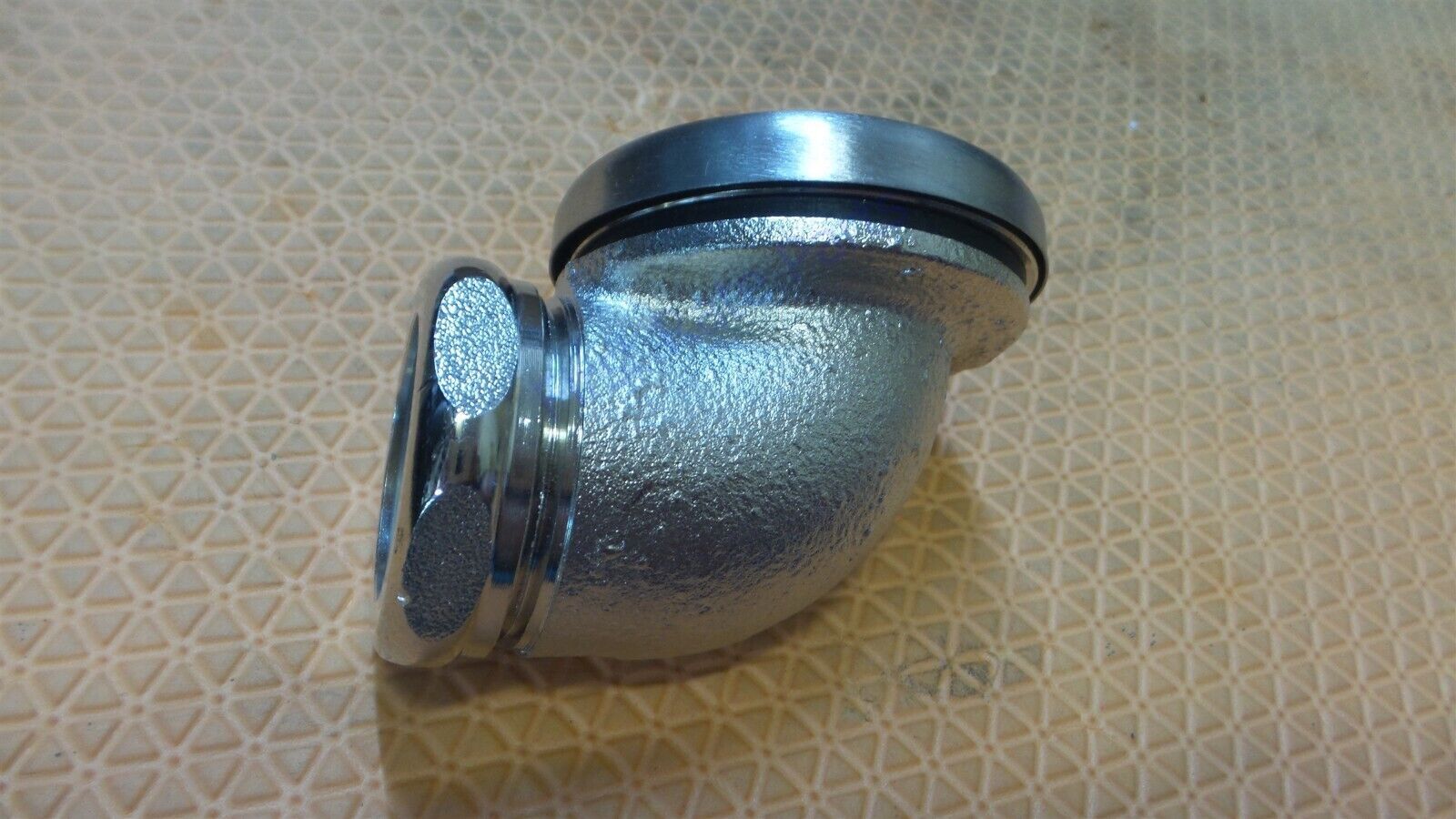 T&S Brass 011356-45 Overflow Head Chrome Plated Brass Body Waste Drain Valve NEW