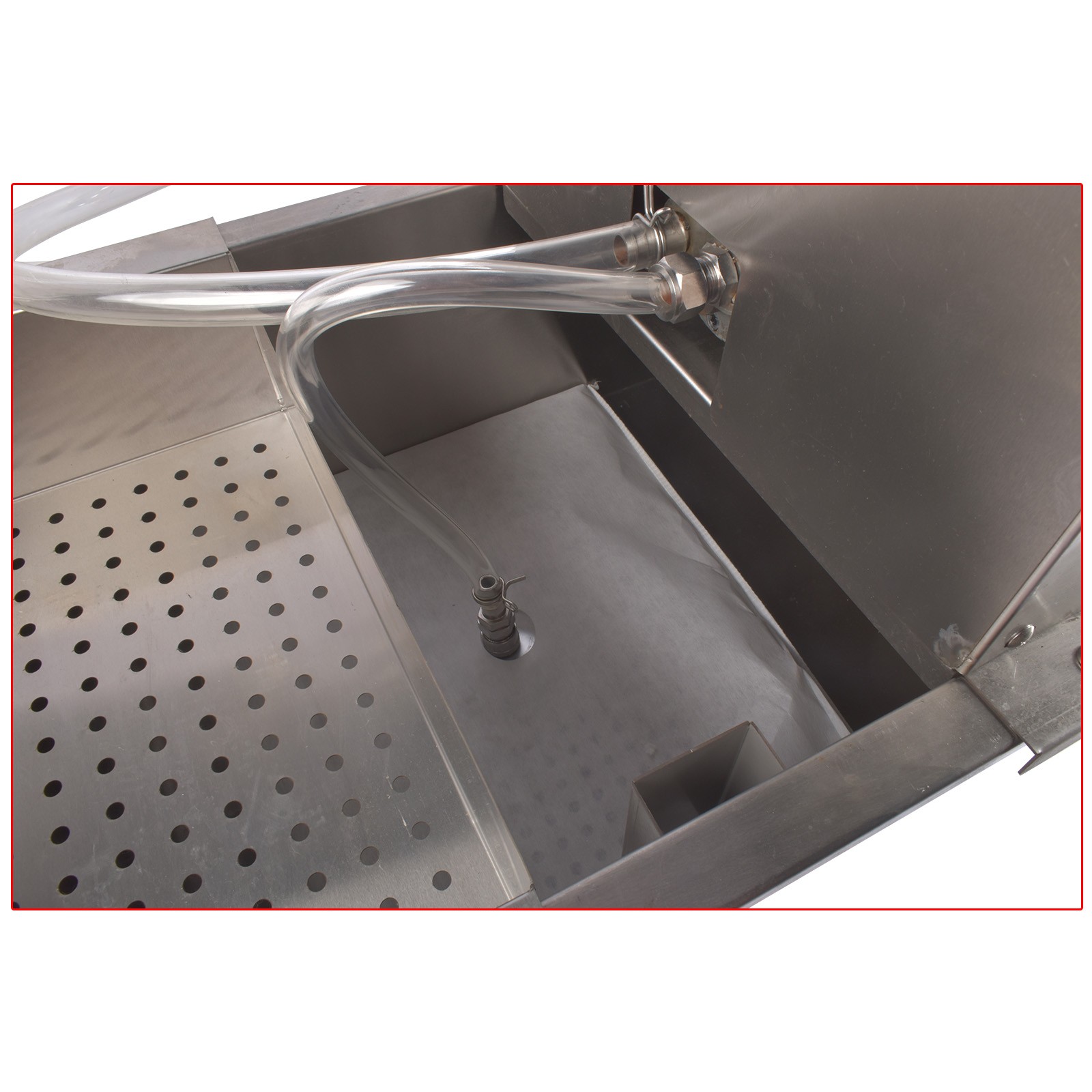 Fryer Oil Filter Cart Machine Commercial Cooking Oil Filtration System 110V 370W
