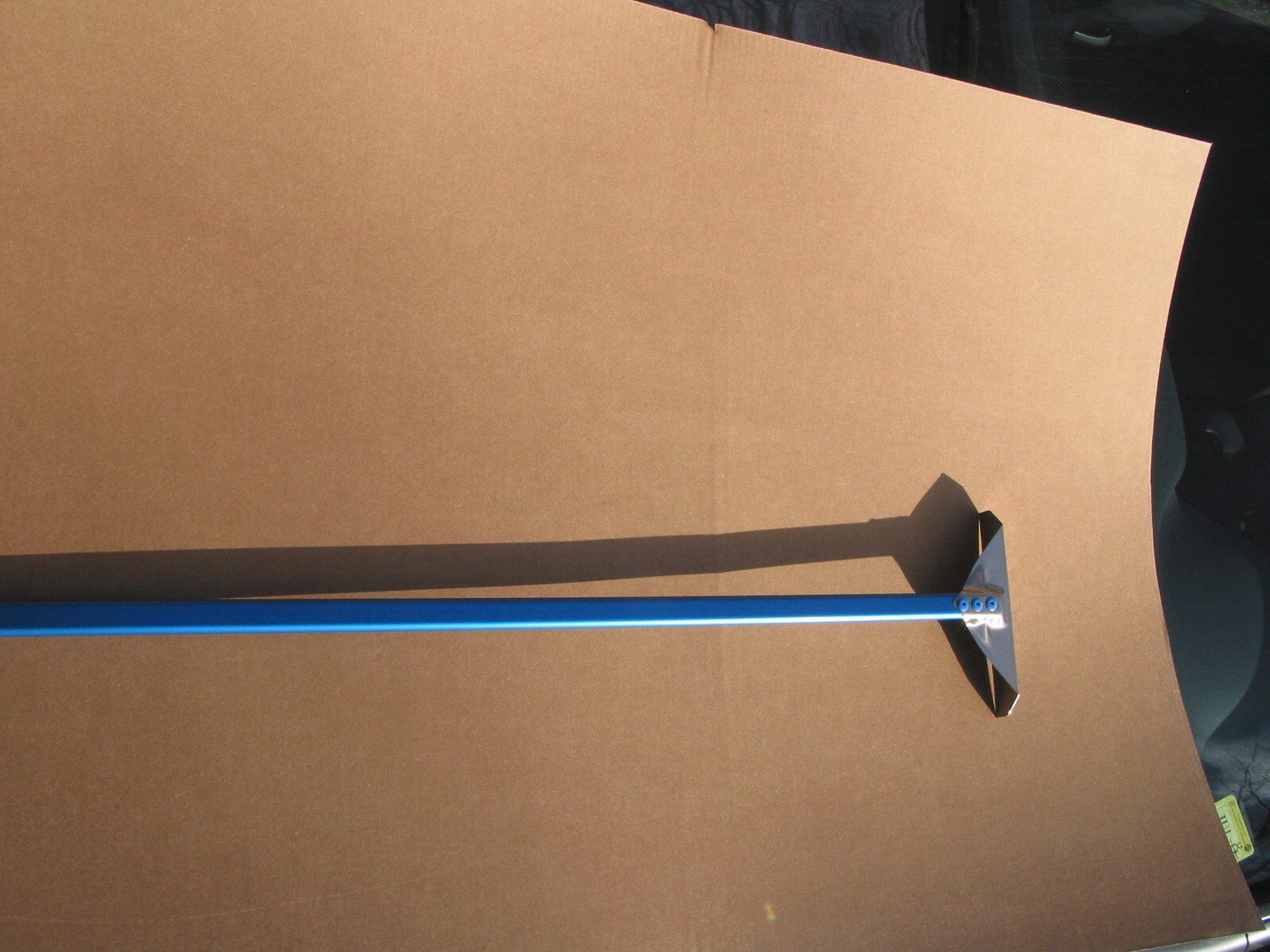 Gi.Metal Stainless Steel Ash Rake with Anodized Aluminum Handle (59 inches)