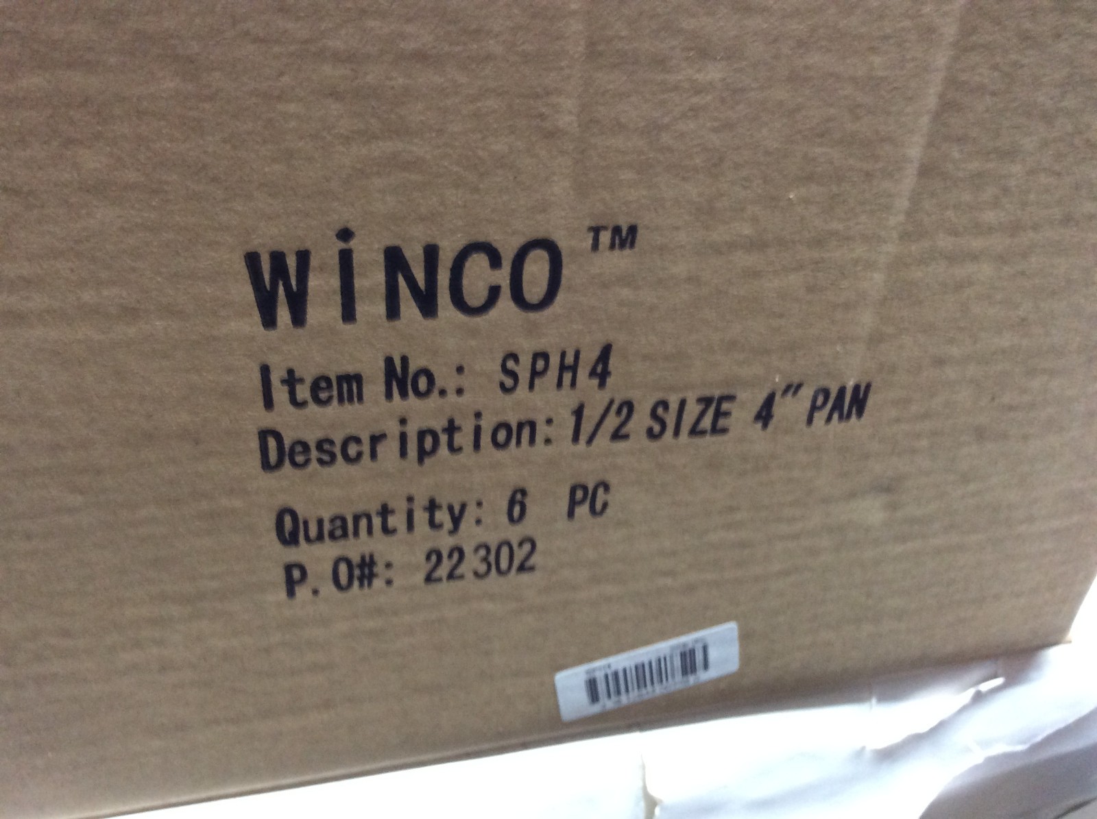 10 PACK WINCO 1/2 Size Stainless Steel 4″ Deep Steam Table Food Pan Salad Bar