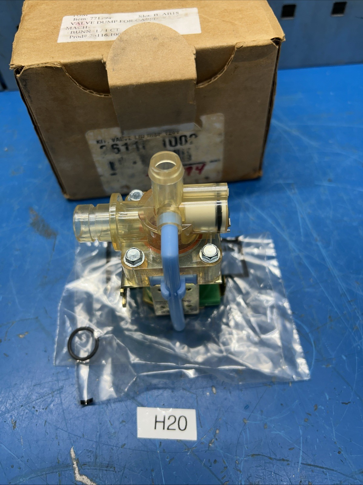 New Bunn #26116.1002 Valve Dump for Cappuccino Machine Fast 🇺🇸 Shipping