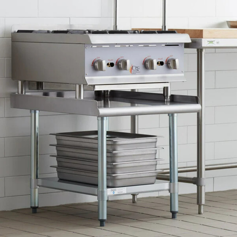 30″x24″ Stainless Steel Table Commercial Kitchen Heavy Equipment Stand 18-Gauge