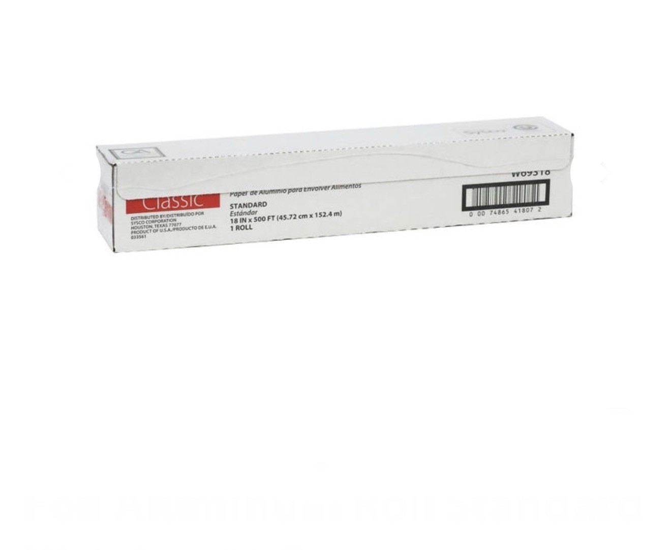 18″ x 500 Feet Heavy Duty Aluminum Foil Rolls, Commercial-Grade Wrap, 1 Count