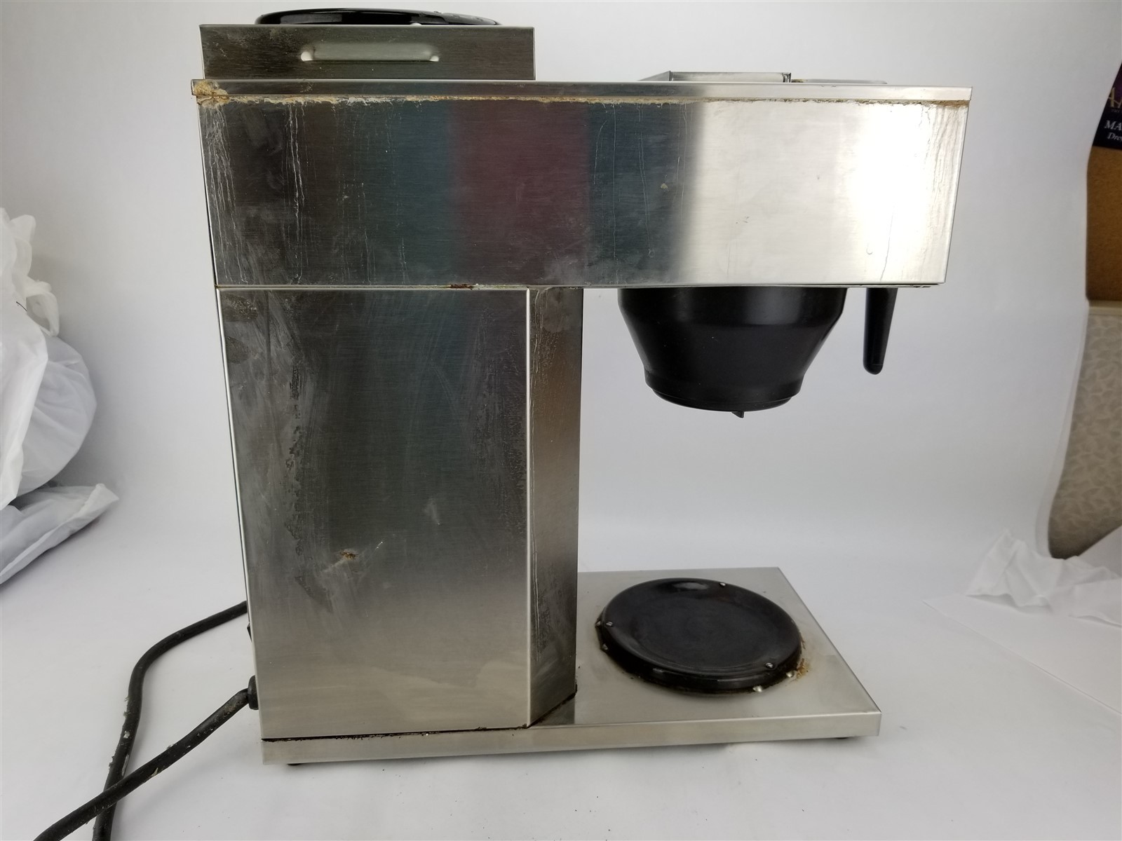 Mr Coffee MRCTB Commercial coffee brewer maker Stainless Steel TESTED WORKING