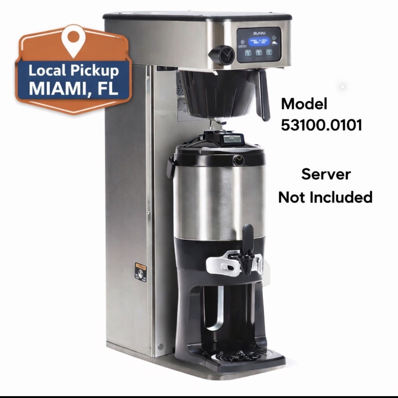 Bunn 53100.0101 ICB-DV Tall Automatic Coffee Brewer (Server(s) sold separately)