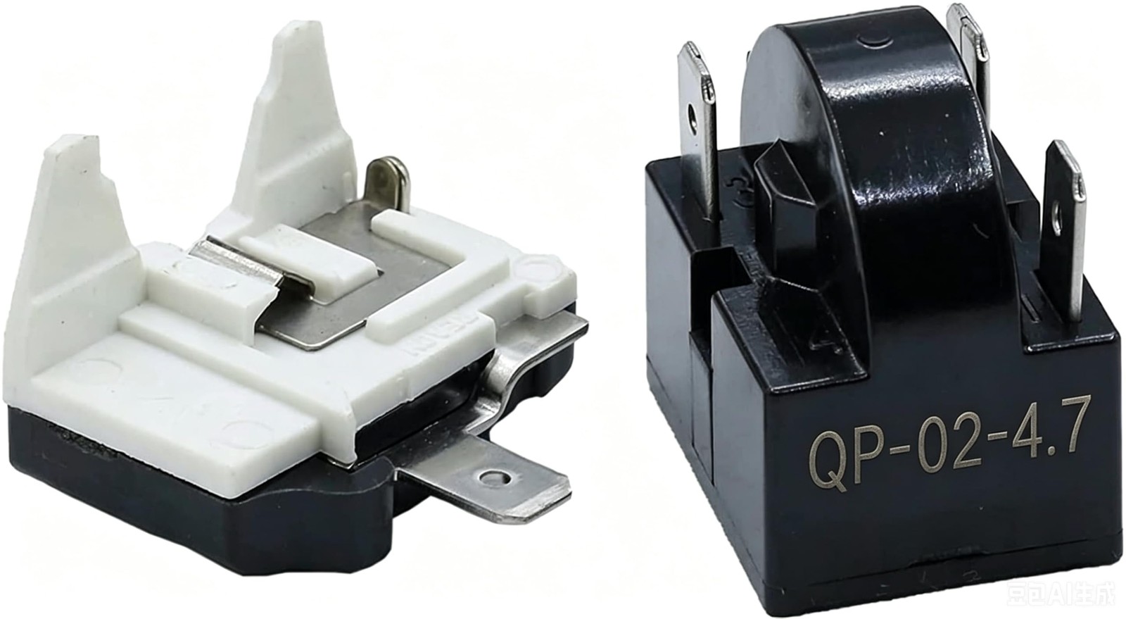1Pcs QP-02-4.7 3Pin 4.7 Ohm Refrigerator Start Relay Coolers Compressor…