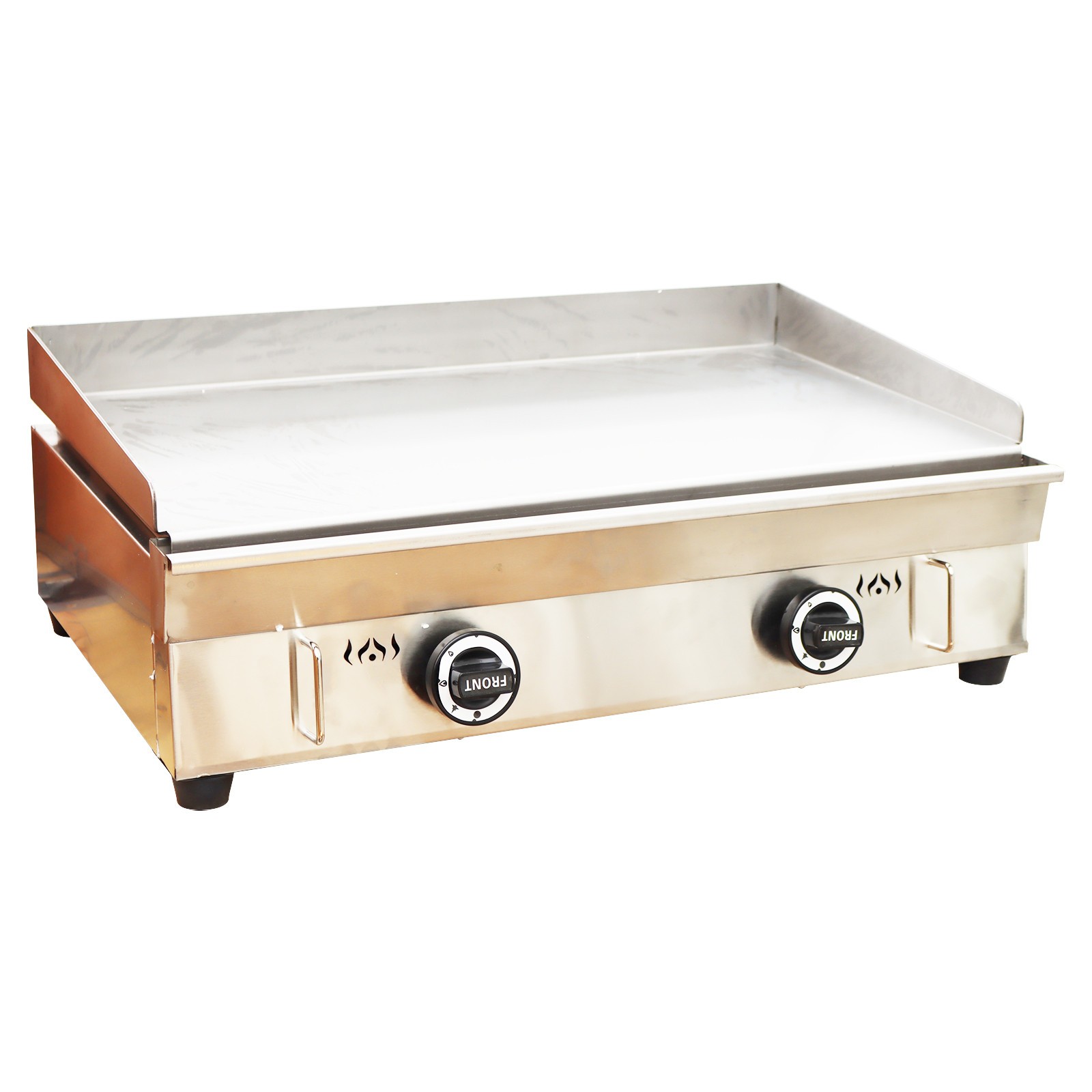28.94×16.14 in LPG Gas Countertop Flat Top Griddle Stainless Steel Griddle Grill