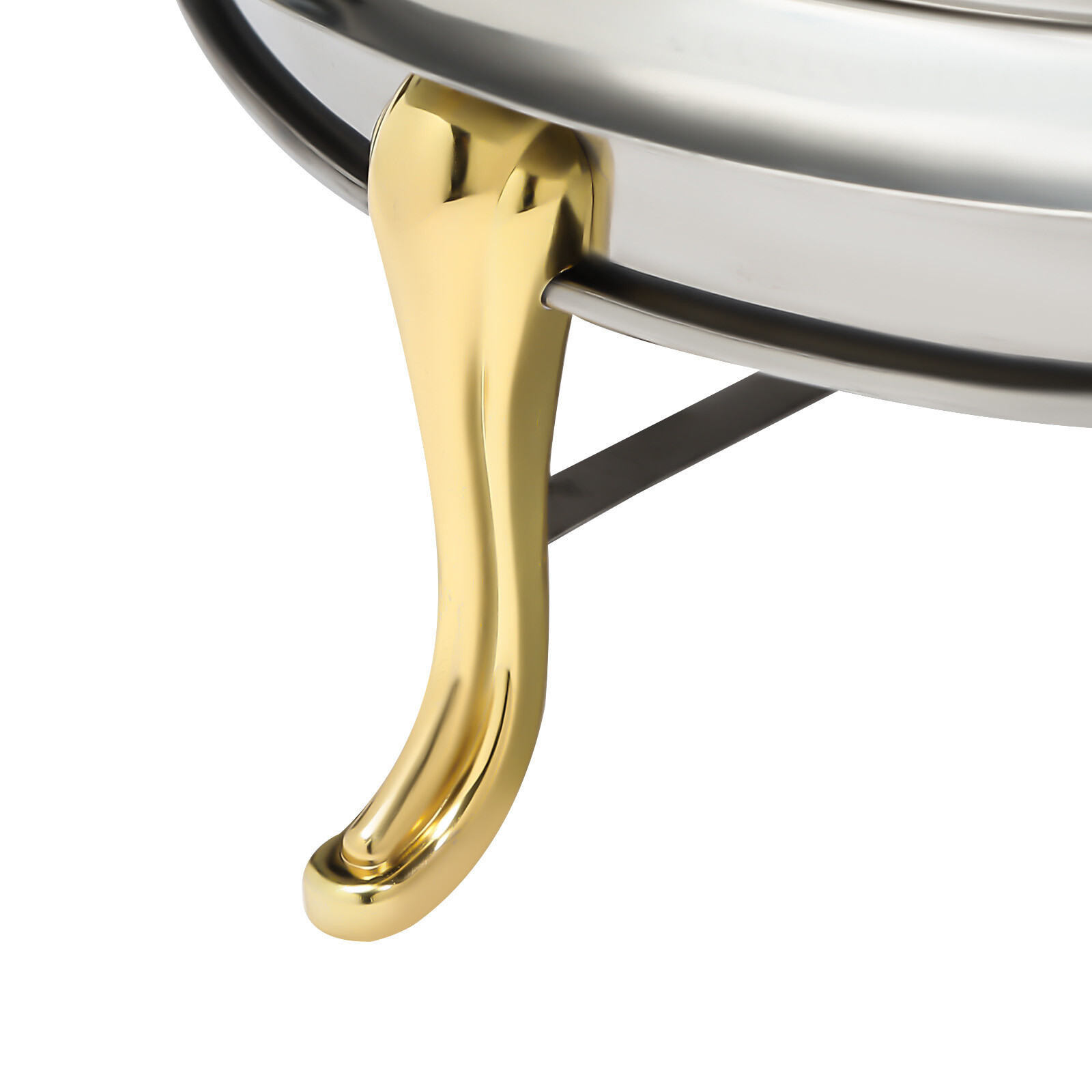 Stainless Steel Chafer Chafing Dish Set Buffet Catering Food Warmer & Lid Gold
