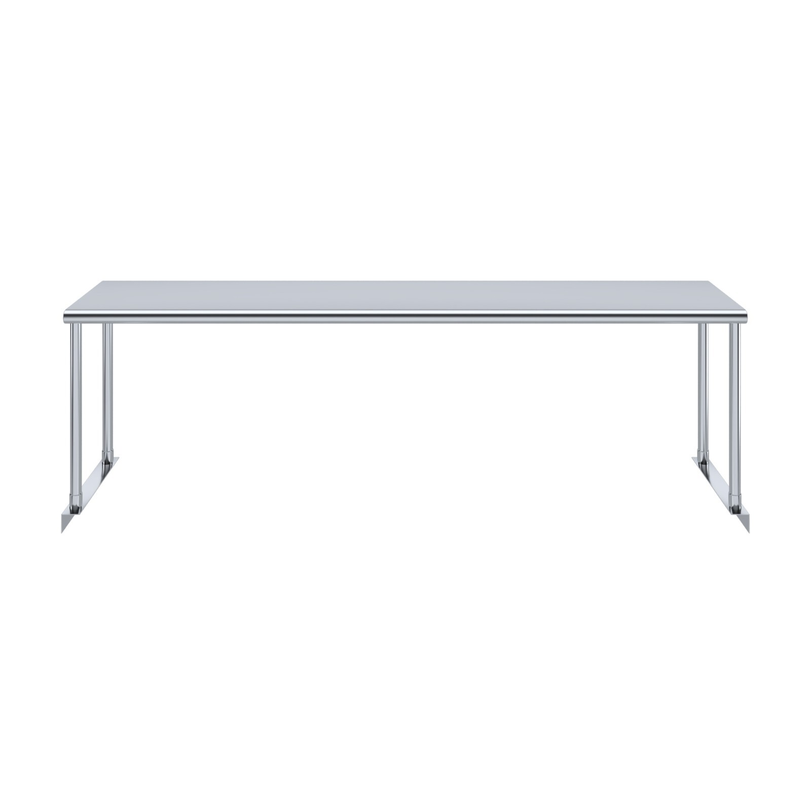 12 in. Deep x 60 in. Long Stainless Steel Single Tier Overshelf