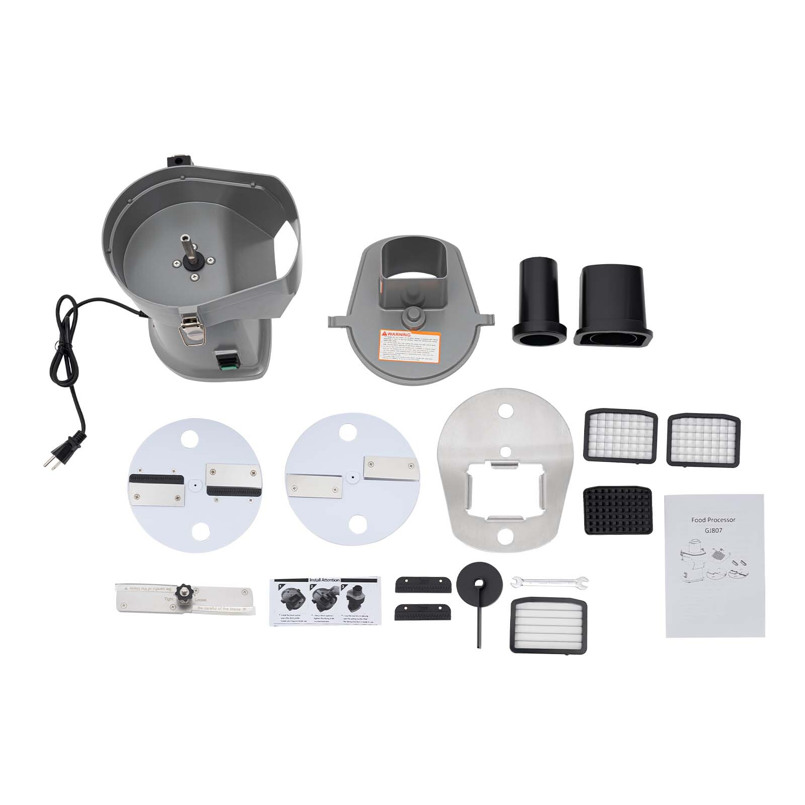 200W Electric Vegetable Dicer & Slicer Machine Potato Onion Slicing Cutting USA