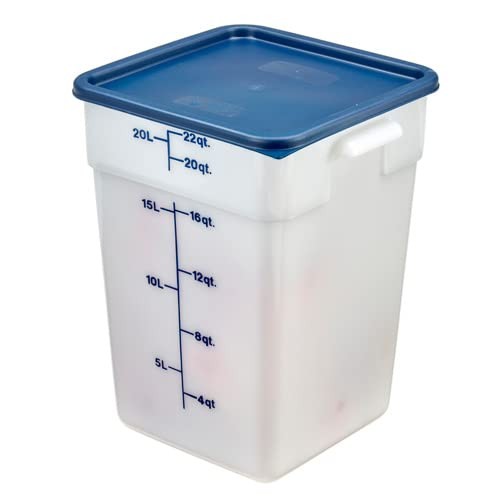 Cambro SFC12453 CamSquares Lid for 12, 18 & 22-Quart Food Storage Containers,
