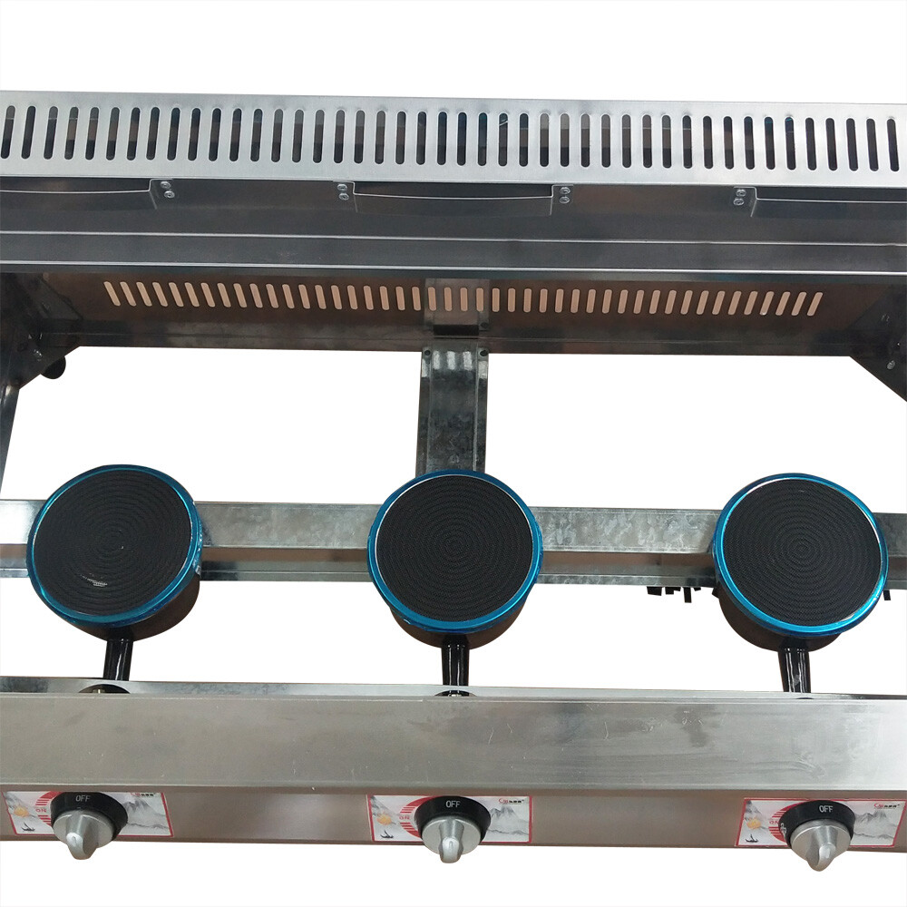 3-Pan Propane Gas Food Warmer Restaurant Tabletop Desktop Countertop Steam Table