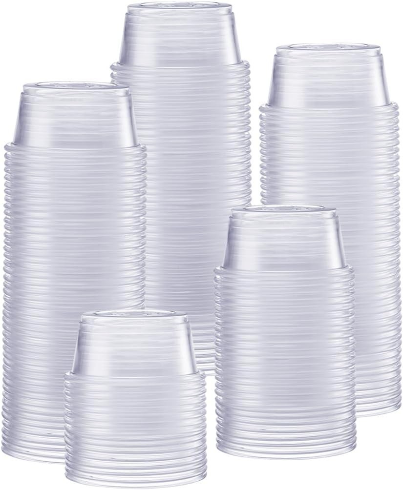 [2 Oz. – 250 Count Clear Disposable Plastic Portion Cups (No Lids), for Souffle,
