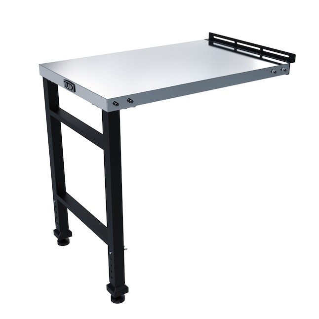 NUUK USA STAINLESS STEEL STEEL REMOVABLE WORK TABLE – STEEL/BLACK
