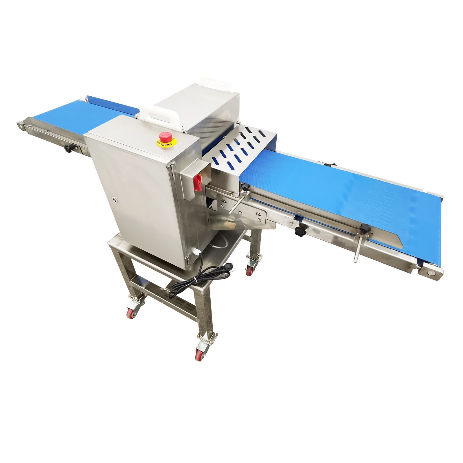 110V Commercial Meat Dicer Fully Automatic Meat Cutting Machine 1PH 0.75KW