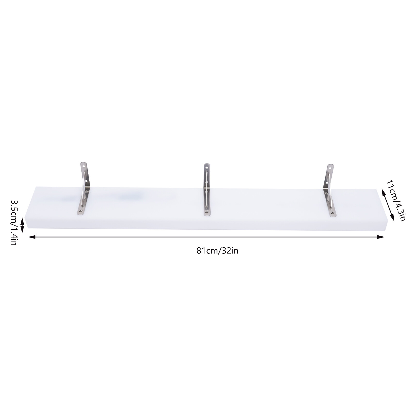 2 PCS Wall Mounted Acrylic Liquor Bottle Display Shelf LED Lighted Bar Shelf