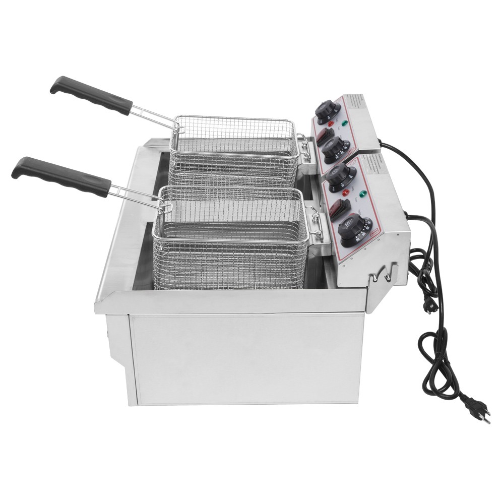 ZOKOP Food Kitchen 3400W 24.9QT Electric Countertop Deep Fryer Commercial Home