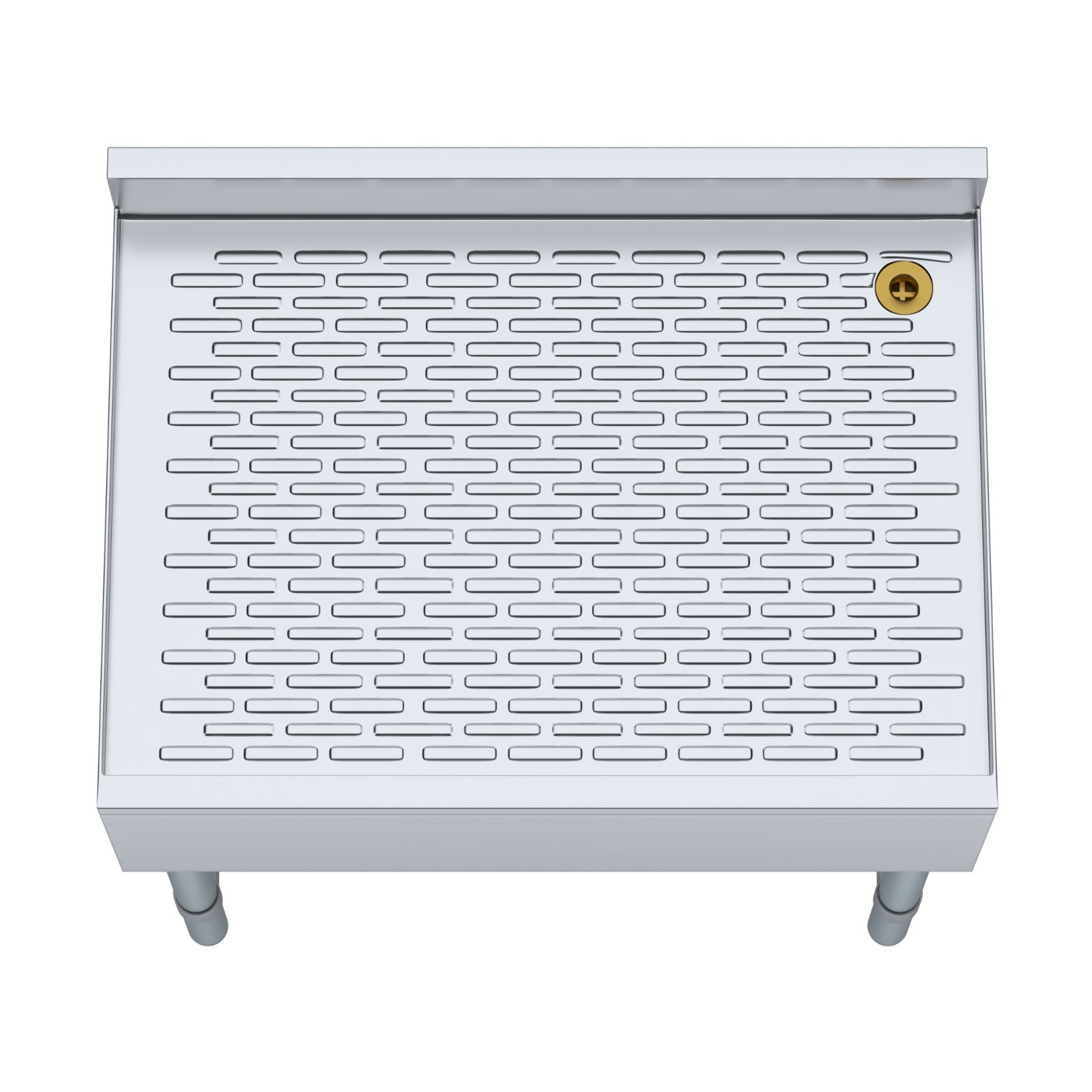 AmGood 30 in. x 22 in. Stainless Steel Underbar Drainboard