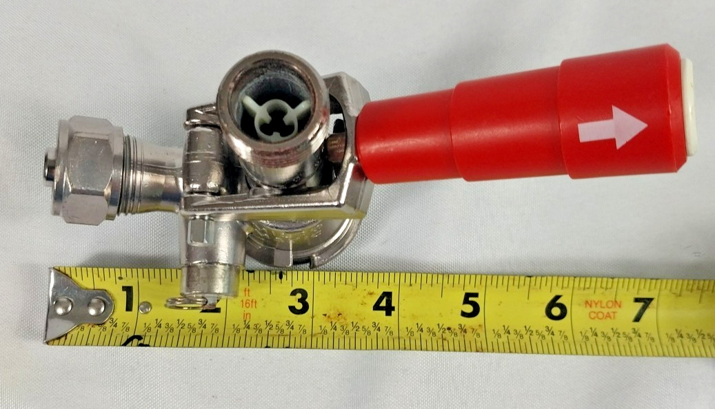 Micro Matic S-Type Keg Coupler Sankey D Beer Tap Red Handle – Clean Tested