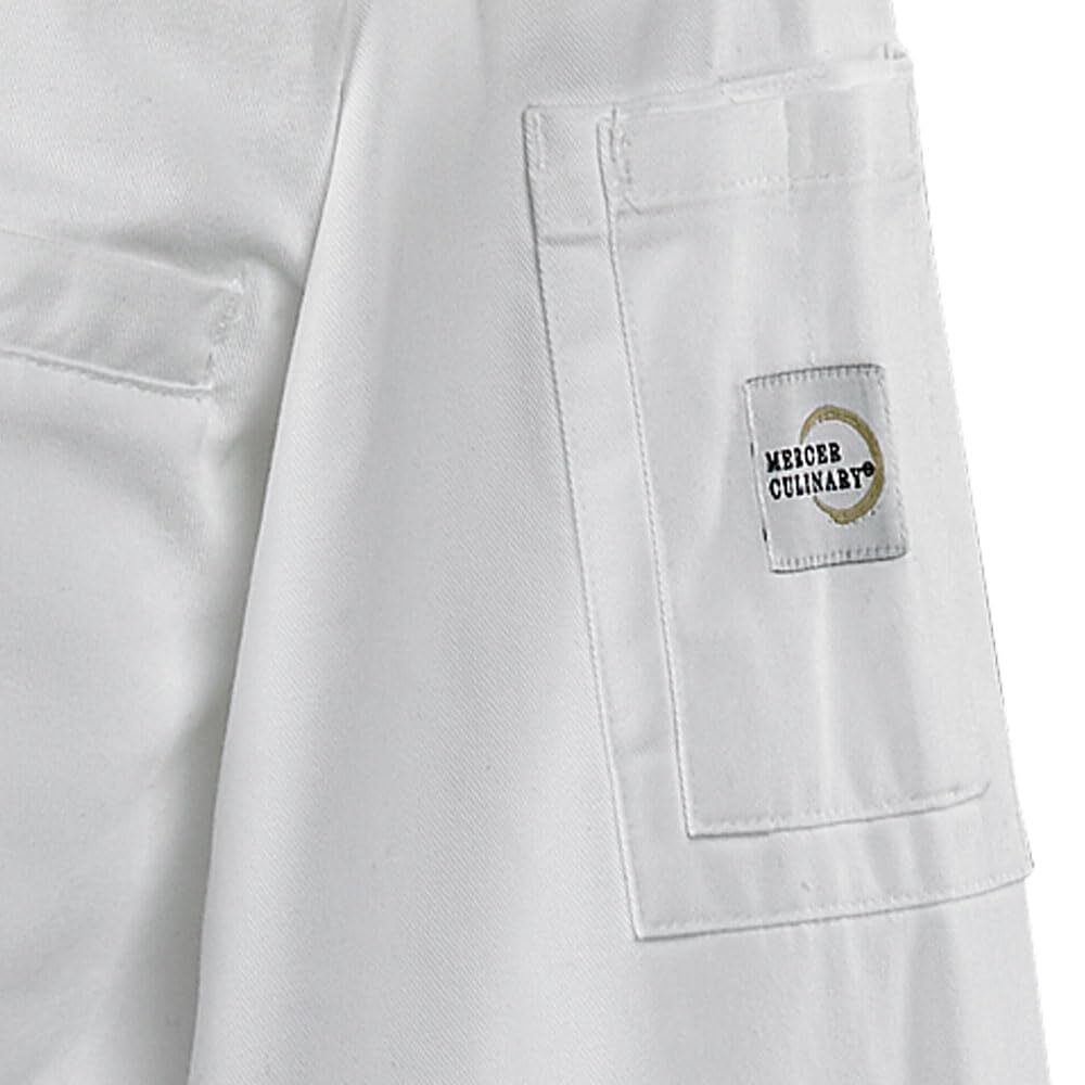 Mercer Culinary M62015WR3X Renaissance Men’s Scoop Neck Chef Jacket 3X-Large