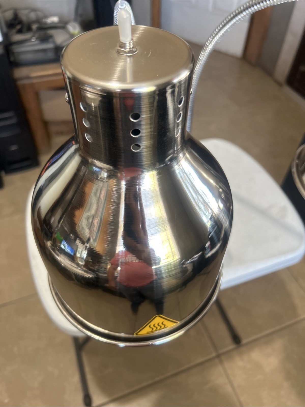 PYY Food Heat Lamp, Commercial Food Warmer, 2-Head Food Warming Light, 500W P…