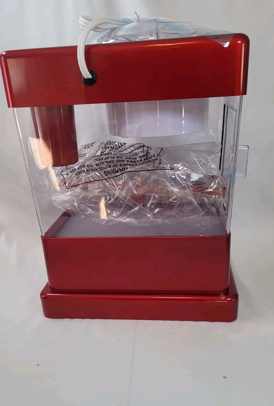 Nostalgia Snow Cone Maker Red (Cones/Scooper – Not Included)
