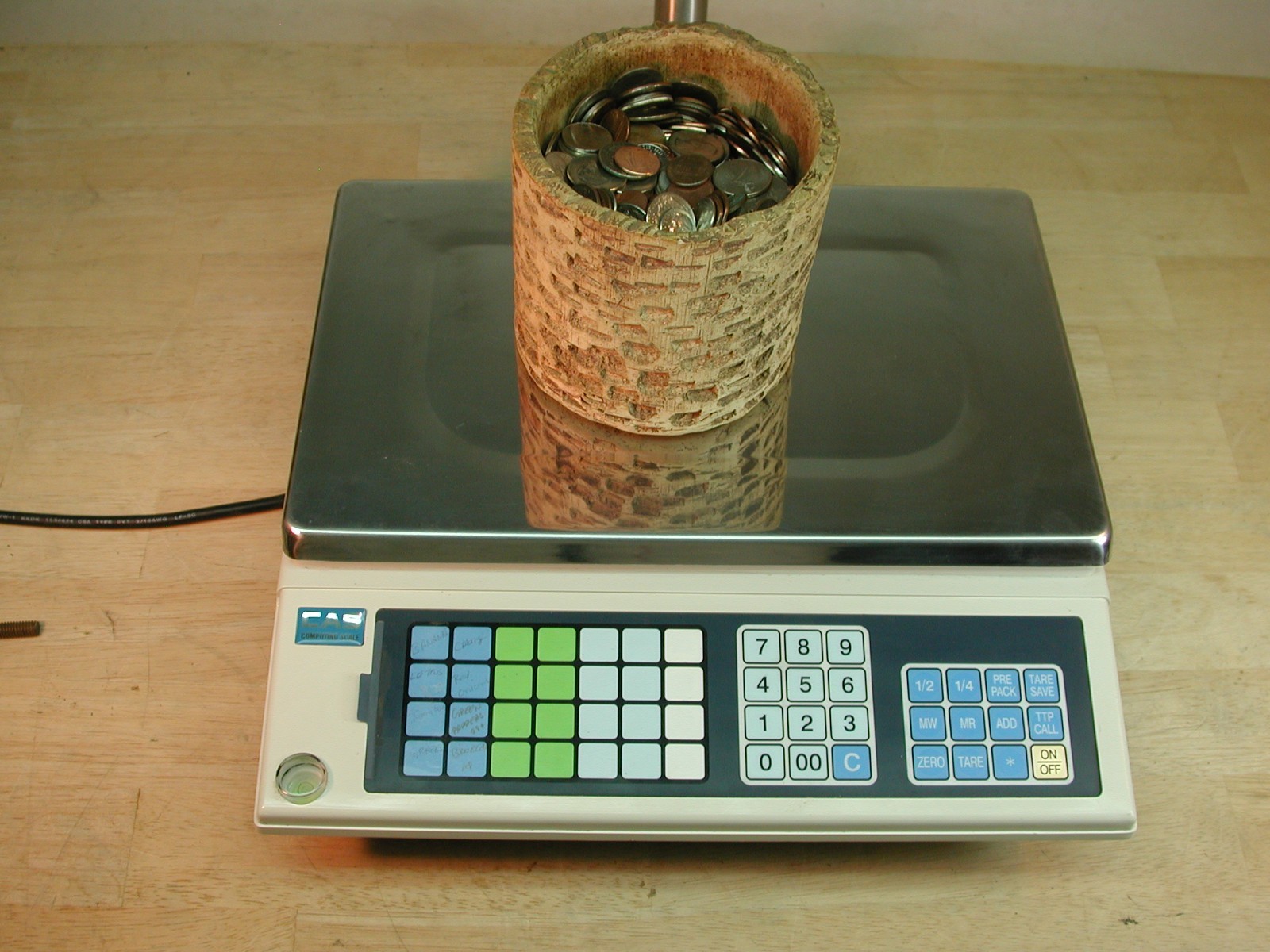 CAS model AP-1 – PRICE COMPUTING SCALE -30×0.01 lbs, 28 presets, customer dispay