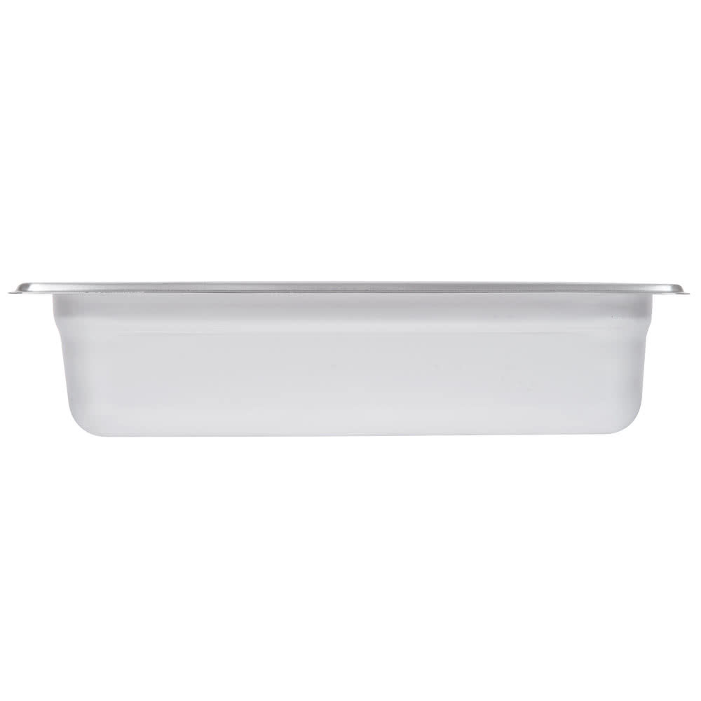 4 PACK 1/4 Size Stainless Steel 2 1/2″ Deep Steam Prep Table Food Pan Salad Bar
