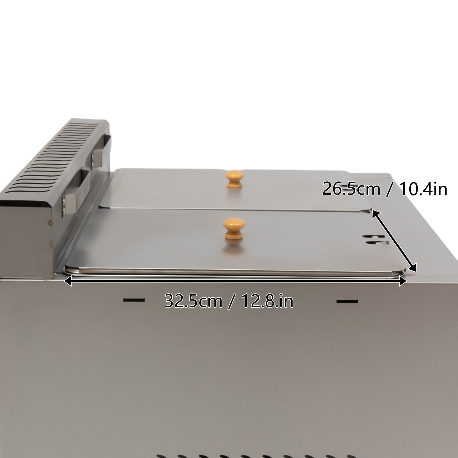 Commercial Countertop 2 Gas Fryer Deep Fryer Propane(LPG) Stainless Steel 12L