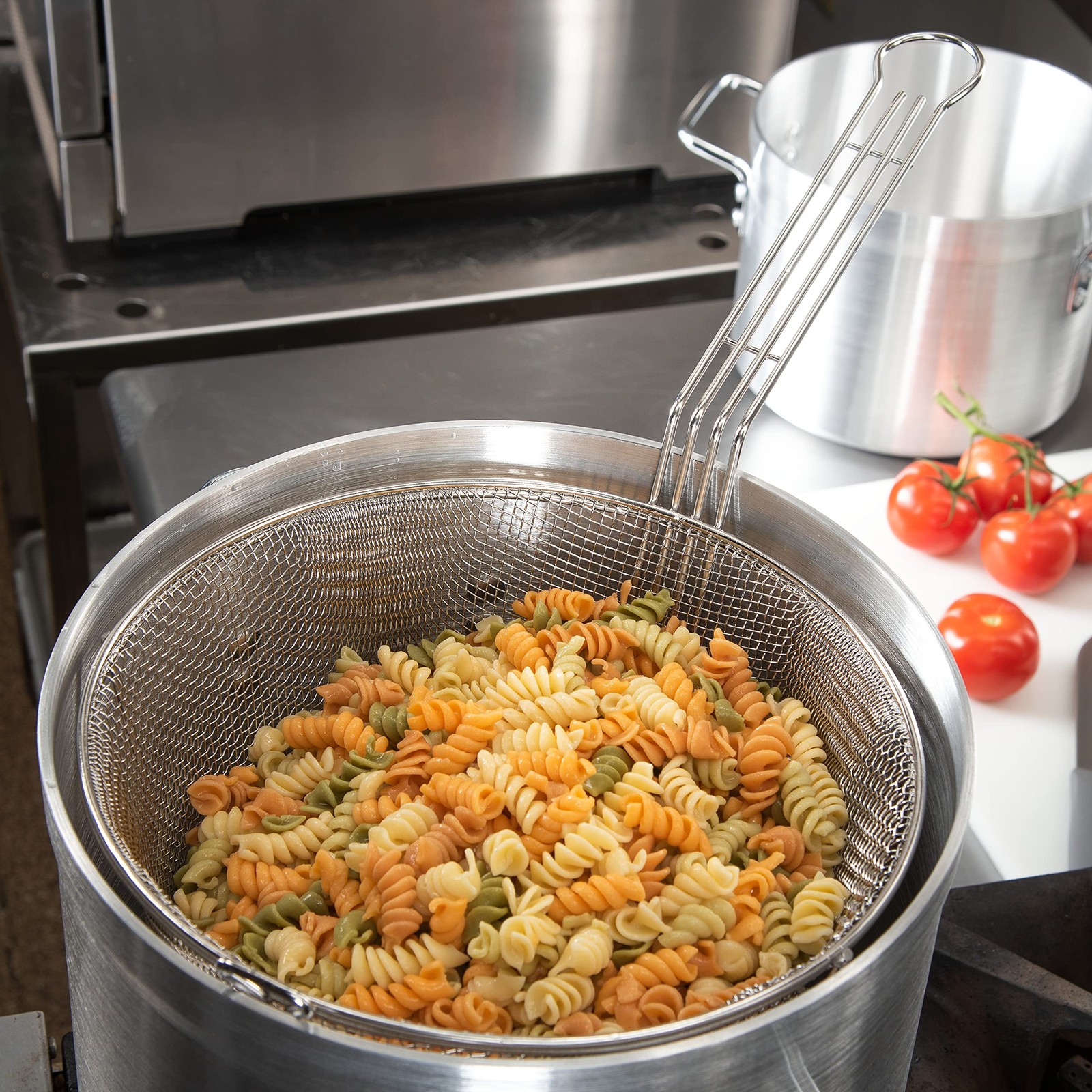 Carlisle Foodservice Products Chrome Plated Steel Mesh Fryer Basket 11.25