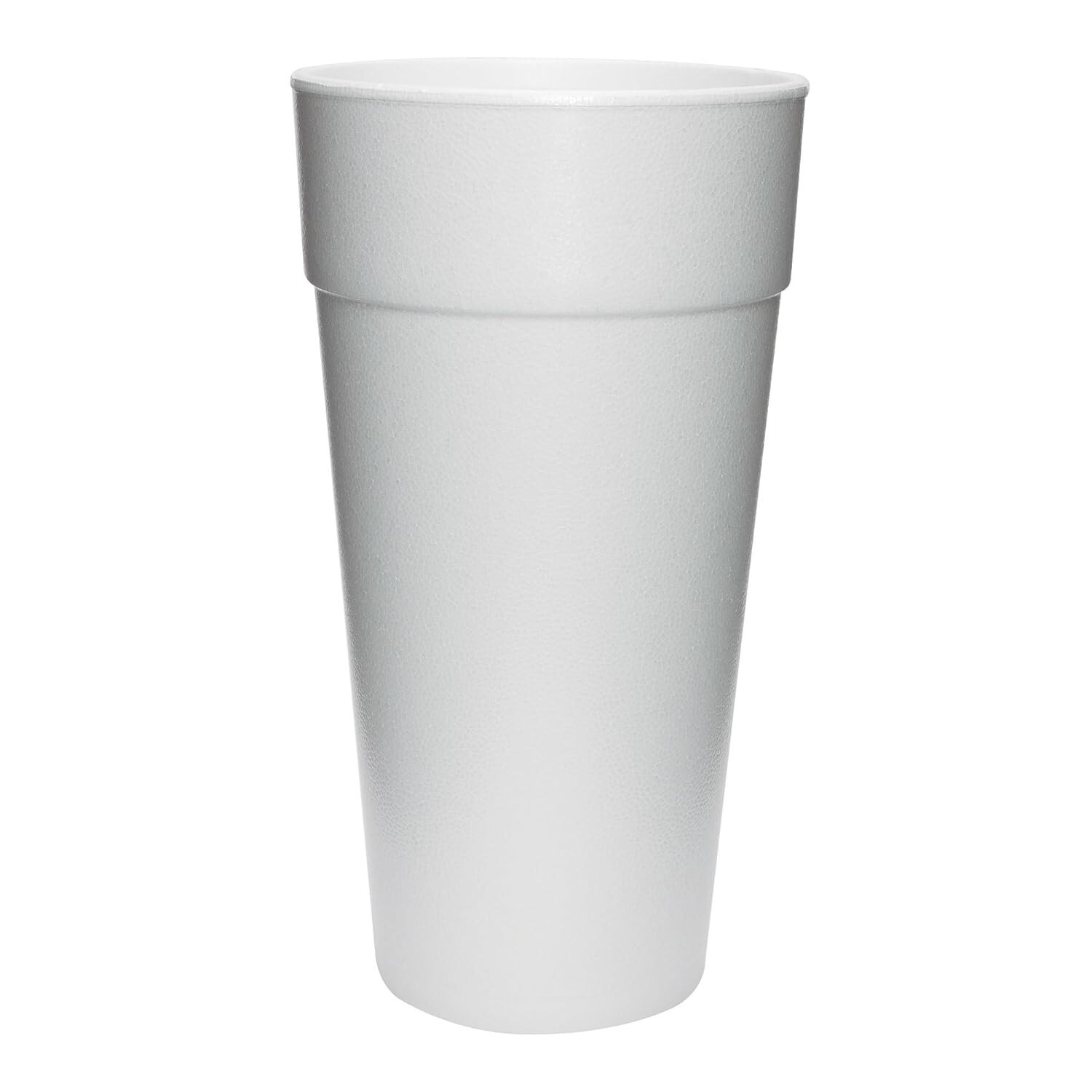 Durable 24oz Disposable Foam Cups Ideal for Hot & Cold Drinks 25 Per Bag